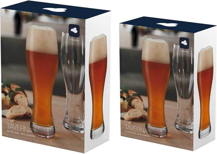 Actual product image Leonardo Wheat beer glasses Taverna (0.50 l, 4 x)