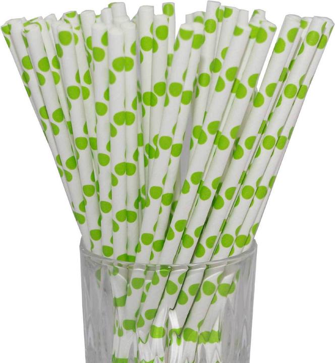 Luxentu Paper Drinking Straws Dotted (100 x)