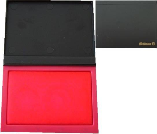 Actual product image Pelikan Metal stamp pad red