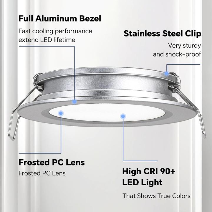 Produktbild Acegoo 4 x LED-Einbaustrahler (215 lm)