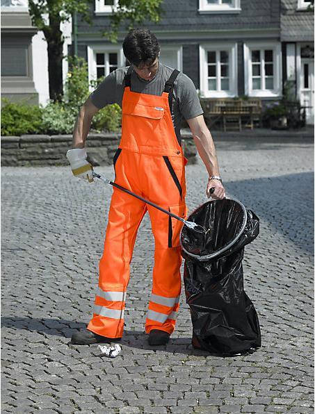 Produktbild Flora Beutelboy, für Volumen 120 l, VE 5 Stk, silber / schwarz (5 x, 120 l)