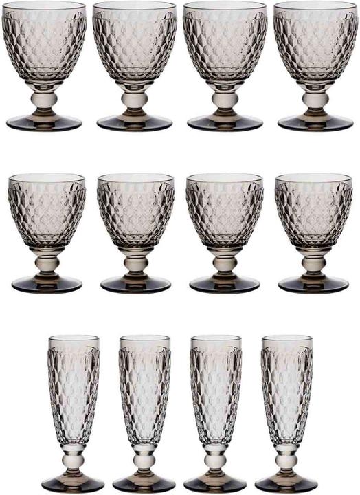 Actual product image Villeroy & Boch Wein- & Sektgläser Boston Coloured (31 cl, 12 Glasses, Champagne glasses, Red wine glasses)