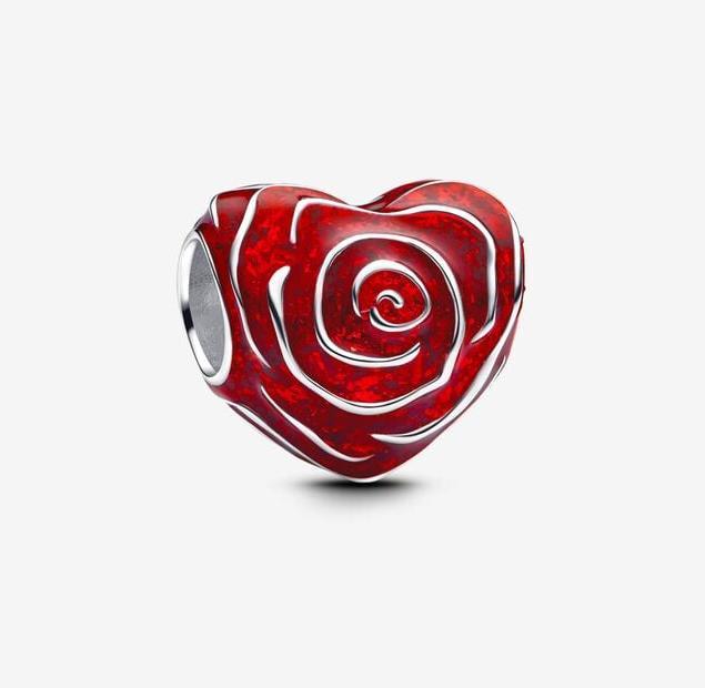 Immagine prodotto Pandora Fascino del cuore rosa (Vernice a smalto, Sterling silver)