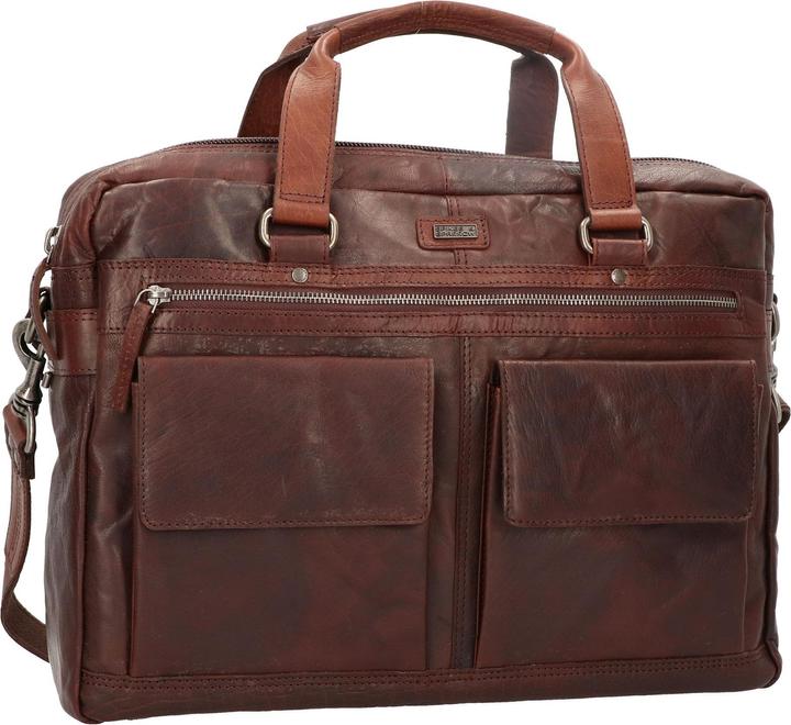 Actual product image Spikes & Sparrow Briefcase leather 41 cm laptop compartment