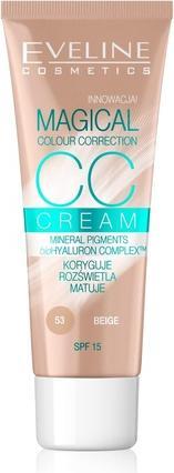 Produktbild Eveline Magical Colour Correction CC Cream SPF15 multifunkcyjny podkład 53 Beige 30ml (53 beige)
