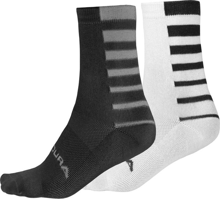 Actual product image Endura Coolmax® Stripe socks (double pack) (L/XL)
