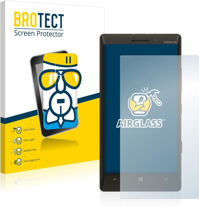 Actual product image BROTECT AirGlass Premium (1 Piece, Nokia Lumia 930)
