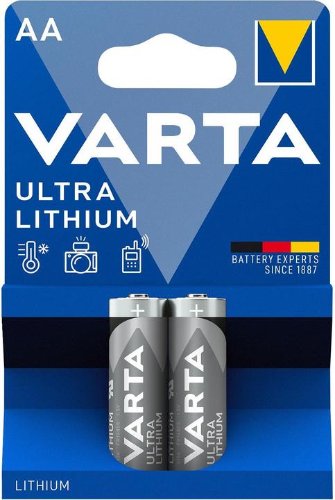 Produktbild Varta Ultra Lithium (2 Stk., AA, 3000 mAh)