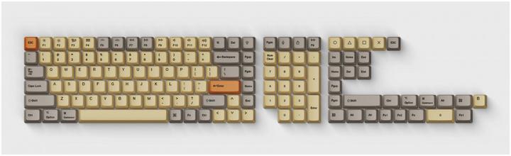 Keychron Key DouShot PBT Wheat Grey Full OEM US T5