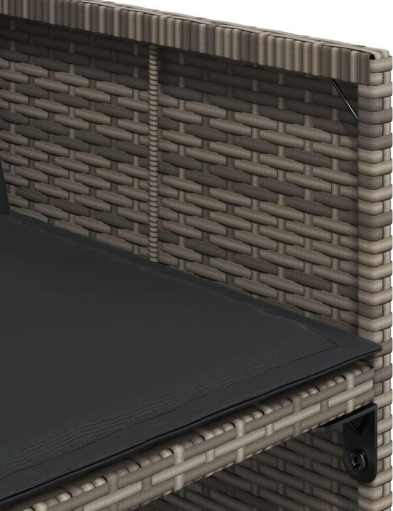 Immagine prodotto VidaXL Mobili da giardino set da pranzo set da giardino gruppo di sedute 13 pezzi in poly rattan grigio (220 cm)