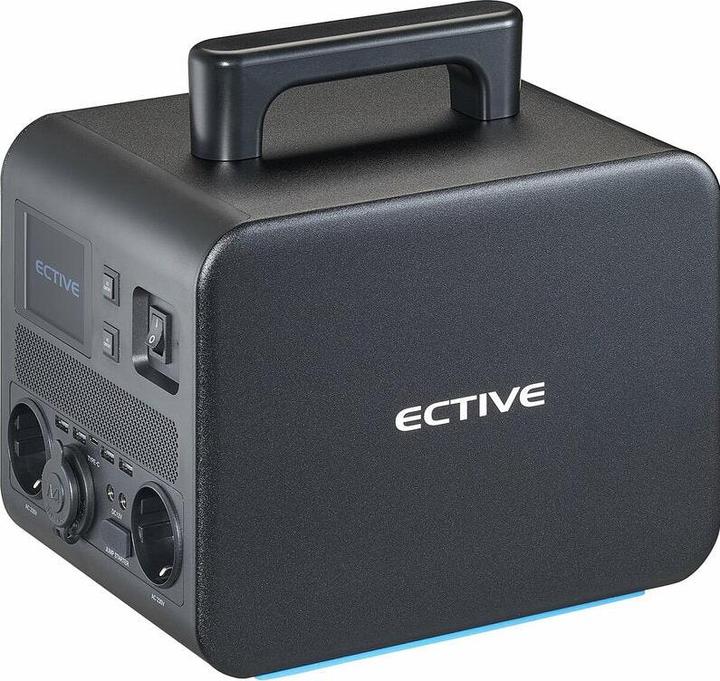 Ective BlackBox 5 Lithium Powerstation 500W 512Wh Akku mit USB 12V 230V Camping (512 Wh, 8.50 kg)