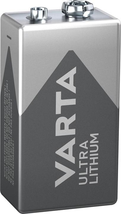Actual product image Varta ULTRA Lithium (1 pcs., 9V Block, 1150 mAh)