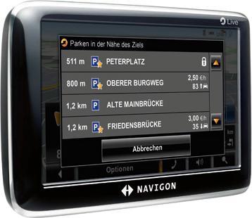 Actual product image Navigon 6350 LIVE, Bluetooth, TMC, European maps