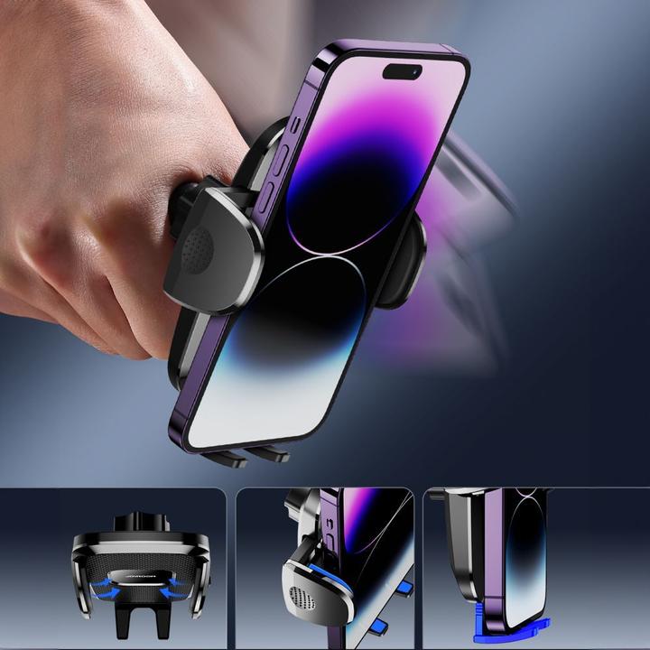 Image du produit Joyroom Porte-appareil mobile 360° avec coupelle d'aspiration pour pare-brise et interface entreprise - Noir