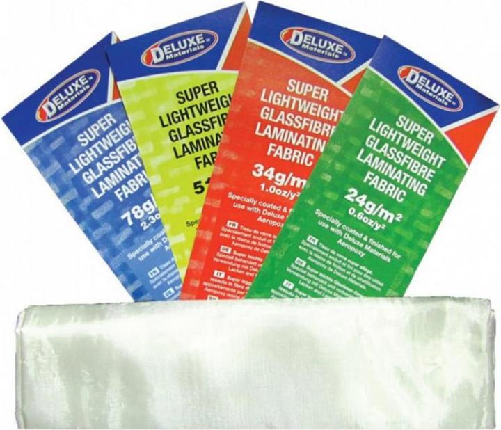 Actual product image Deluxe Materials Fibreglass Cloth 51g - 1m2