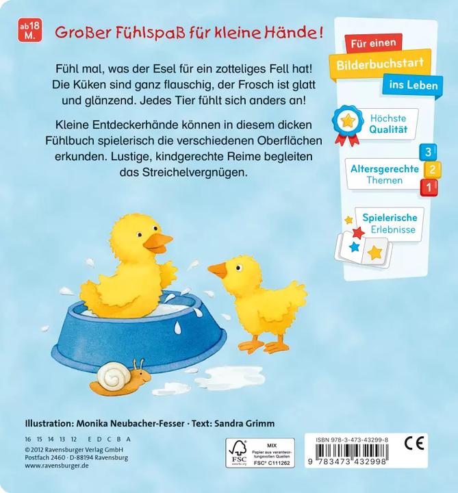 Produktbild Ravensburger Tier Fühlbuch (Deutsch)