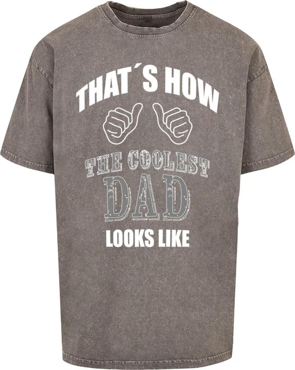 Produktbild Merchcode Coolest Dad Acid Washed Heavy Oversized Tee - 112553 (XL)