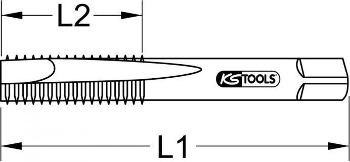 Produktbild KS Tools HSS Handgewindebohrer-Satz M