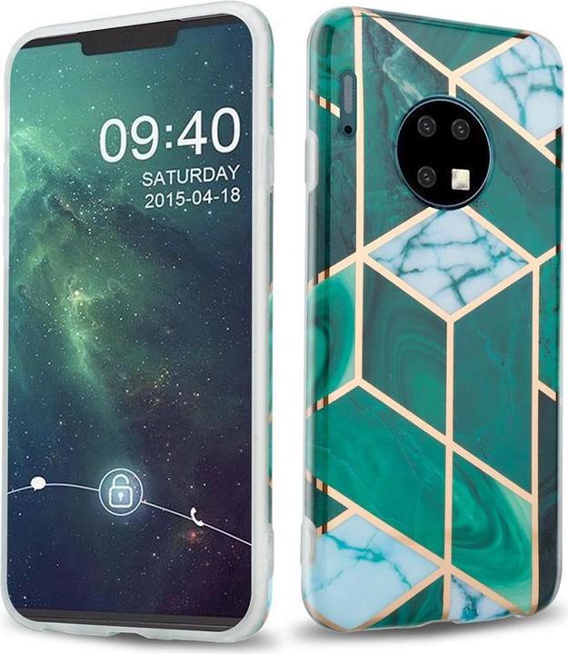 Image du produit Cadorabo Couverture IMD TPU Marbre coloré (Mate 30)