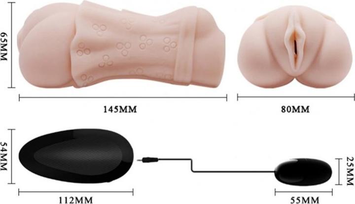 Produktbild Crazy Bull Soft Vagina Masturbator with Vibration