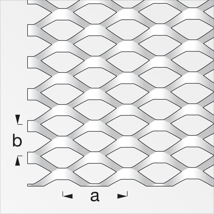 Produktbild Alfer Streckmetall (500 mm, 250 mm, 1.60 mm)