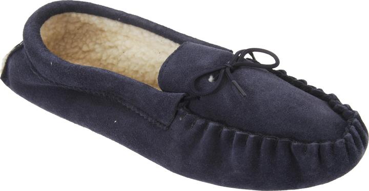 Mokkers Jake Mokassins Hausschuhe Pantoffeln Wildleder