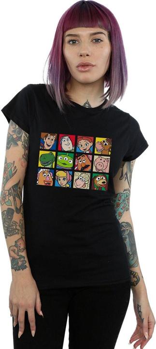 Immagine prodotto Disney Toy Story Character Squares Maglietta Donna (XXL)