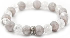 Actual product image Beneto Beaded bracelet made of jade and crystal MINK43/17