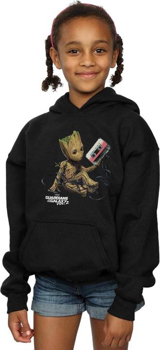 Actual product image Girls Guardians Of The Galaxy Groot Tape Hoodie (116)