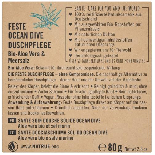 Produktbild Sante Feste Ocean Dive Duschpflege Bio-Aloe Vera & Meersalz