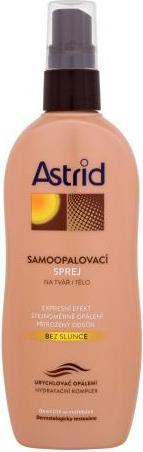 Astrid Self Tanning Spray On Face And Body 150 Ml (Selbstbräunungsserum, 150 ml)