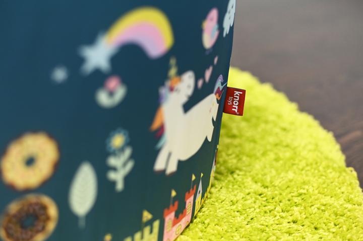 Produktbild Knorrtoys Bällebad soft - "Unicorn petrol" - 150 balls grey/white/transparent (7 cm)