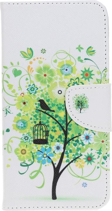 Produktbild Ueli Express iPhone 12 / iPhone 12 Pro Buch Etui Tasche mit Kartenfach Baum (Apple iPhone 12, Apple iPhone 12 Pro)