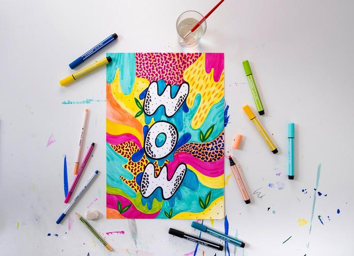 Produktbild STABILO Pen 68 MAX (Karminrot, 5 x)
