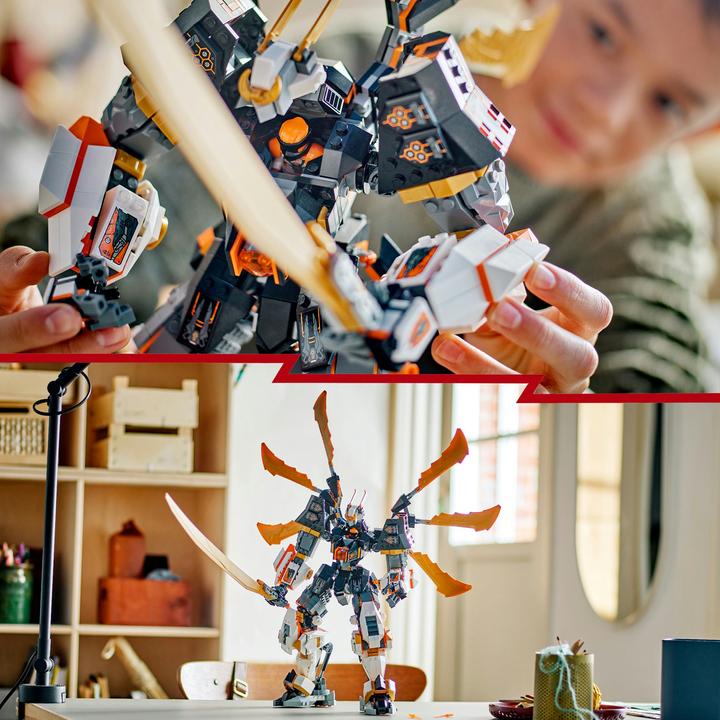 Actual product image LEGO 71821 Cole's titanium dragon mech (71821, LEGO Ninjago)