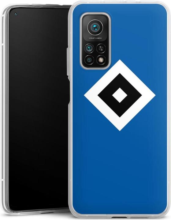 Actual product image DeinDesign Silikon Hülle für Xiaomi Mi 10T Pro 5G Handyhülle Case Smartphone Schutzhülle HSV Hamburger SV (Xiaomi Mi 10T Pro 5G)