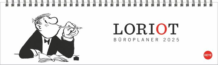 Produktbild Loriot Büroplaner 2025 (32.5 x 9.3 cm, Deutsch)
