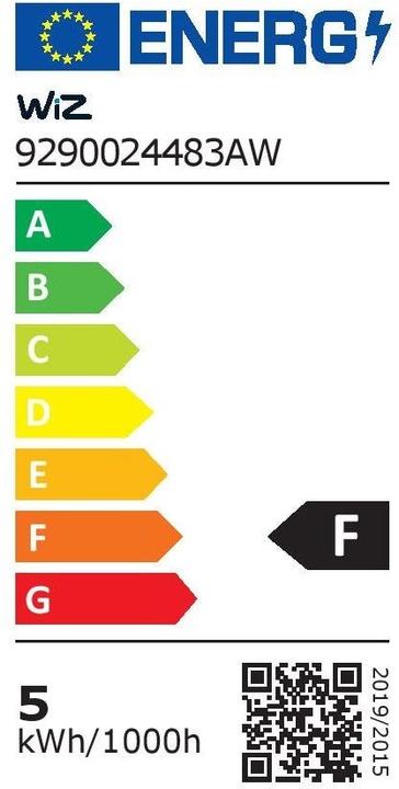 Energie-Label WiZ White (GU10, 4.90 W, 345 lm, 1 x, F)