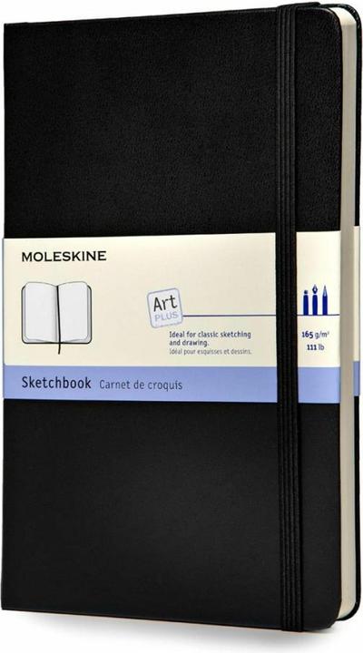 Moleskine Sketchbook (13 x 21 cm, Plain, Hardcover)
