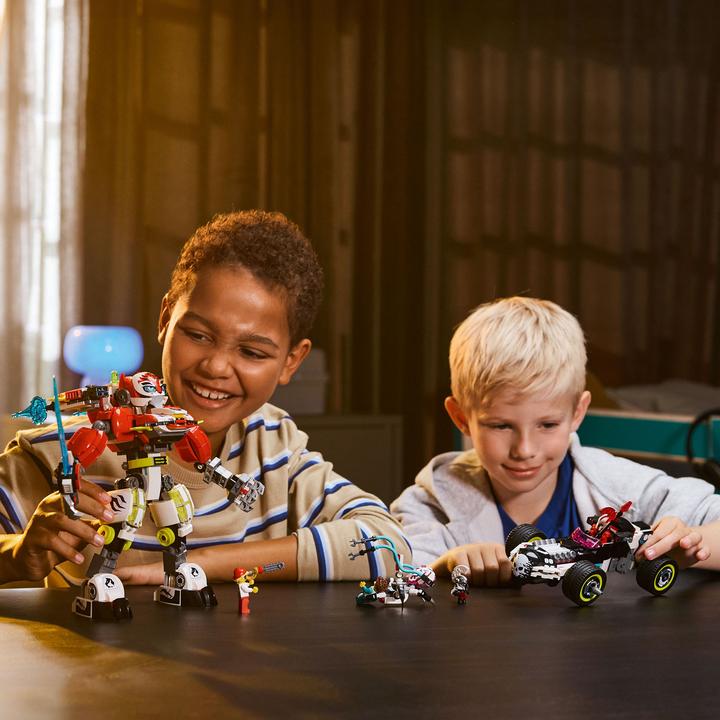 Image du produit LEGO Coopers Tiger-Mech und Zeros Hot Rod Auto (71497, LEGO Dreamzzz)