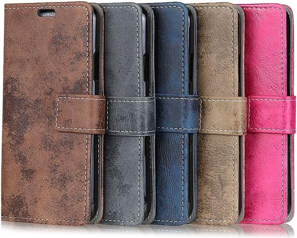 Actual product image MU Classic Vintage Style Leather Cover (OnePlus 5T)
