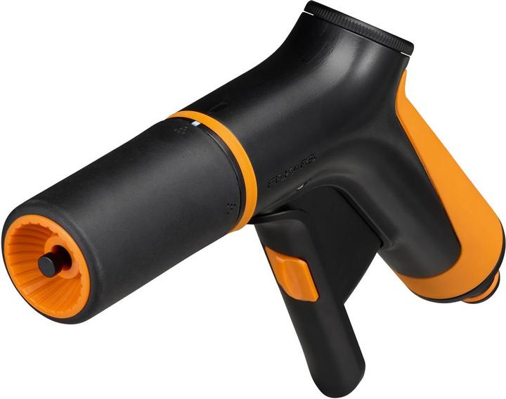 Productafbeelding Fiskars Spuitpistool, 2 functies, Traploos debiet, Met frontbediening en aan/uit schakelaar, Met