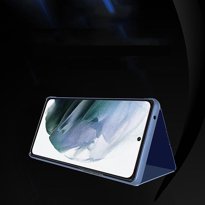 Produktbild Hurtel Back panel cover Clear View Case for Samsung Galaxy A56 Cover with Flip - Blue (Samsung Galaxy A56)
