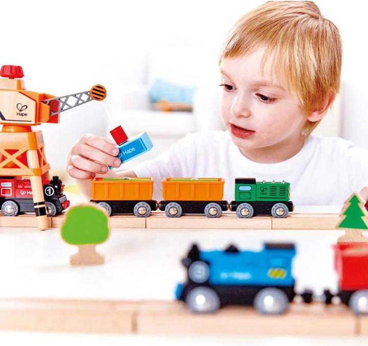 Produktbild Hape Kran- und Güter-Set