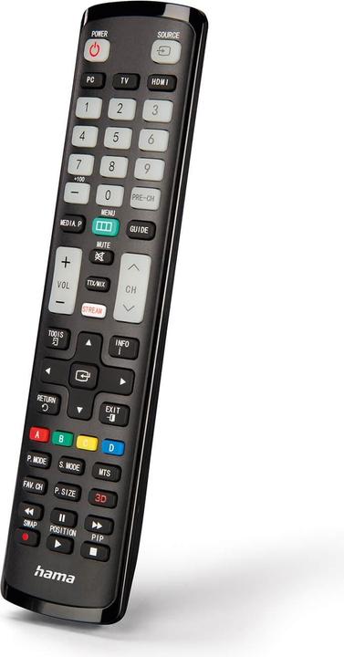Produktbild Hama Universal-Fernbedienung für Samsung TVs, IR, lernfähig, leuchtende Tasten (Universal Fernbedienung, Infrarot)