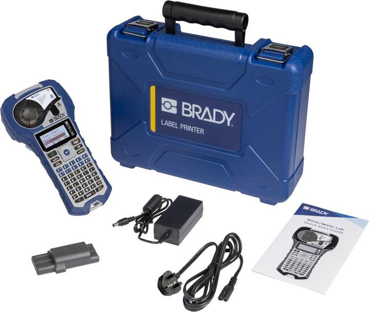 Actual product image Brady M210-LAB-Kit UK, mobile laboratory labelling device, continuous and label printing, ABC keyboard