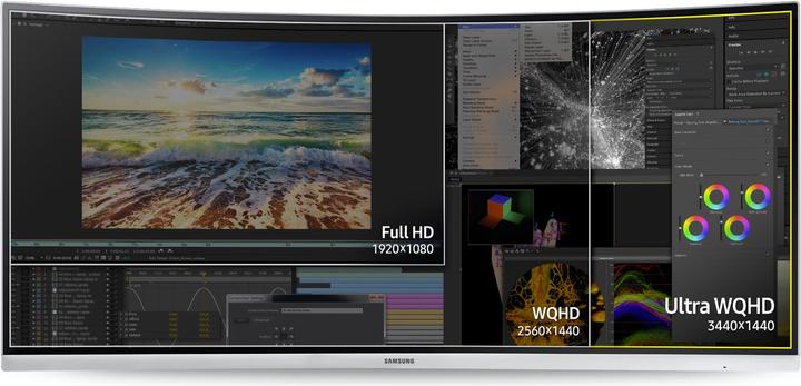 Produktbild Samsung C34f791 (3440 x 1440 Pixel, 34")