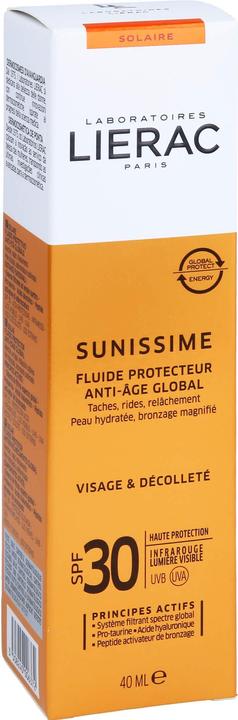 Produktbild Lierac Fluide Sun Protection Factor 30 (Sonnencreme Gesicht, SPF 30, 40 ml, 65 g)