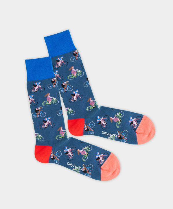 Produktbild DillySocks Blue Bike (Einzelpack, 36 - 40)