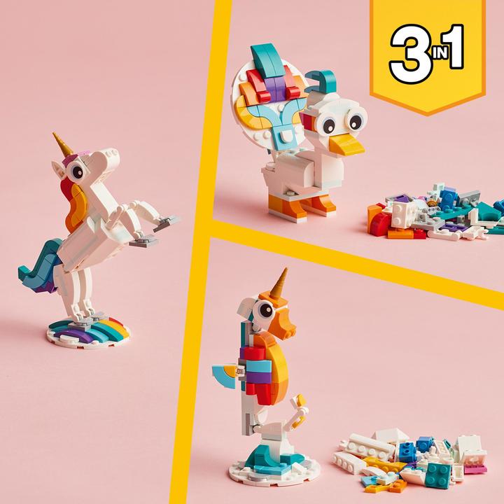 Image du produit LEGO 31140 Licorne magique (31140, LEGO Creator 3-in-1)